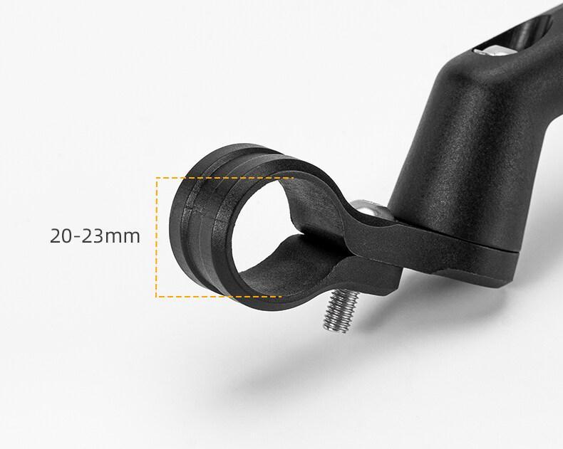 ROCKBROS Bike Mirror New Handlebar Rear View Mirror HD Anti-glare Glass Foldable with Retractable & 360 °Adjustable Lens E-bike Mirror Suitable for 21-24cm Handlebar