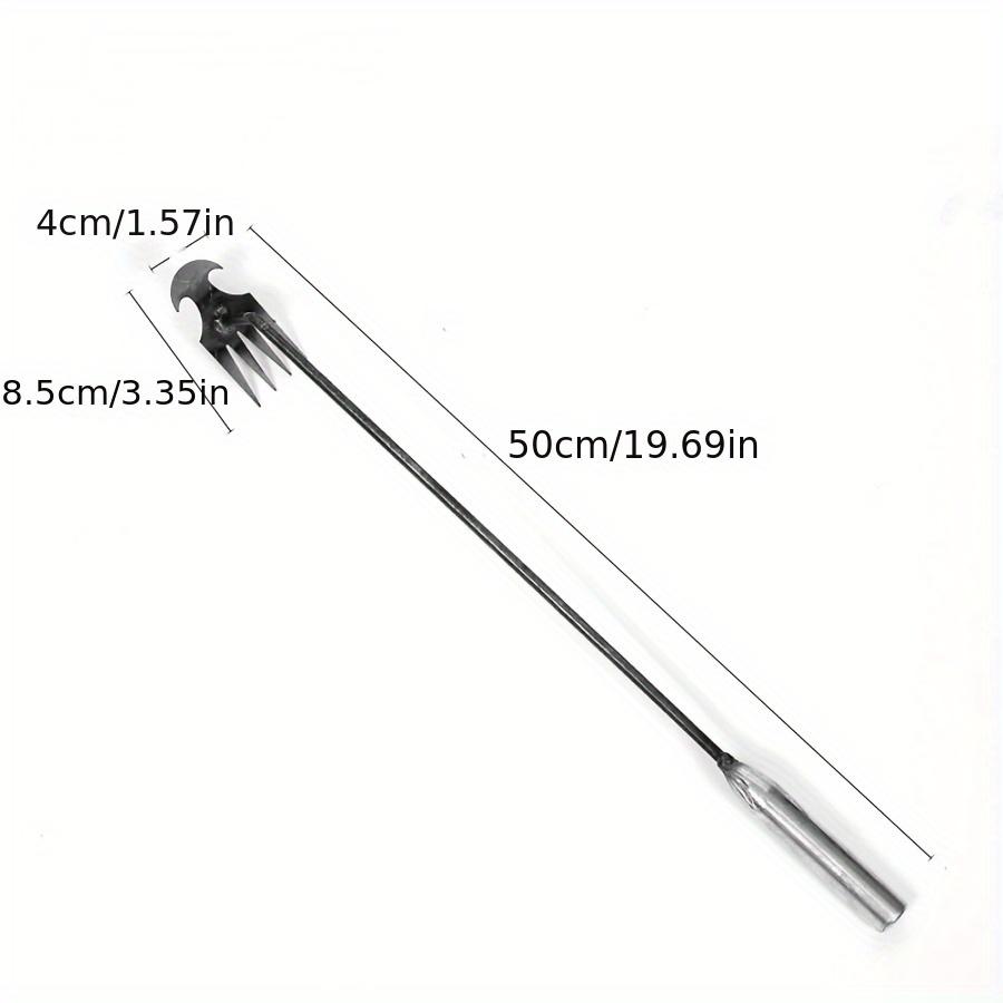 Manual Manganese Steel Weeding Tool, 4 Teeth Root Puller, Garden Hand Tool for Yard and Garden, Pine Soil Hoe, Garden Tools, Garden Supplies