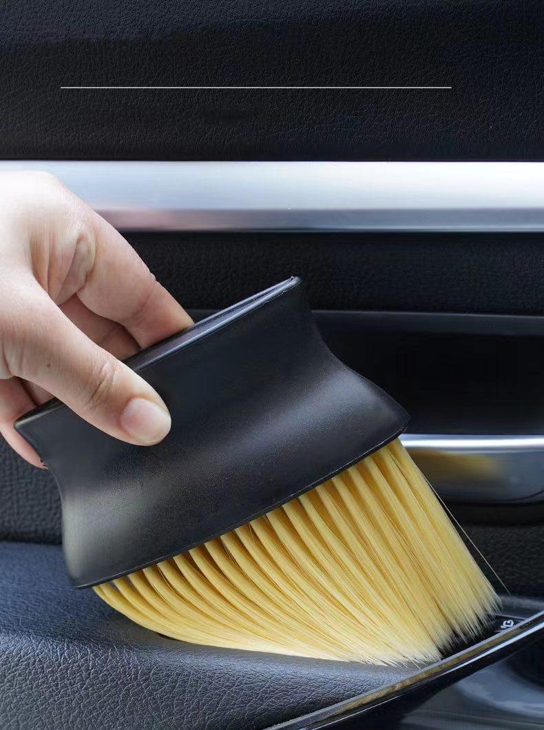 Car Interior Cleaning Brush, Soft Dust Sweeping Brush Tool for Car Detailing, Air Vent Gap Cleaning Brush, Multi-Purpose Car Wash Cleaning Tool for Dashboard, Keyboard and Narrow Spaces, Detail Brushes Car Detailing, Car Washing Brush