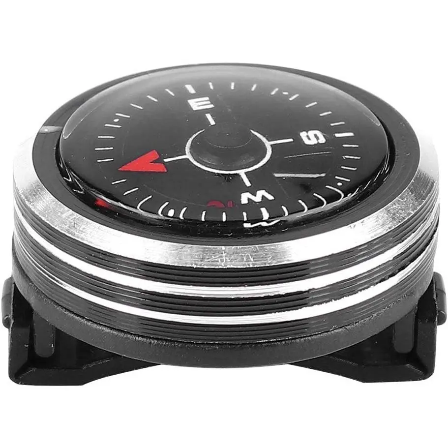 Wrist Compass, Lightweight Aluminum Alloy Glow in Dark Mini Compass for Hiking Camping Backpacking Survival Gear Outdoor Adventures