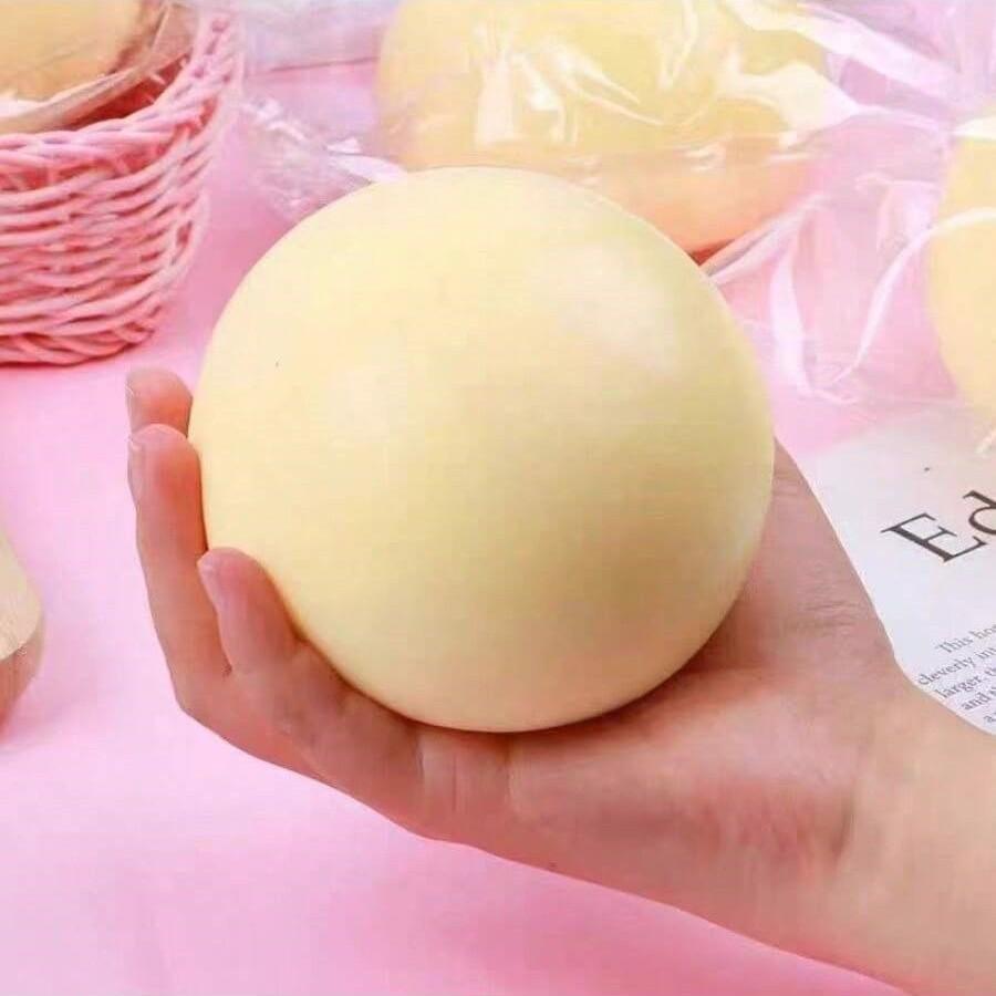 1/3/6 Counts Extra Large Stress Relief Ball, Squeeze Ball, Decompression Squeeze, Elastic Pressure Dough, Liquid Cheese Squeeze Toy, Quiet Anxiety Relief for Adults & Teens, Stress Relief Fidgeting