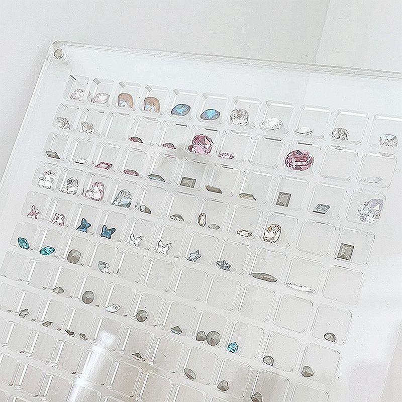 Clear Acrylic Multi Compartment Design Storage Box Dustproof Jewelry Organizer Portable Earring Accessories Case Storage Bins Clear Acrylic Multi Compartment Design Storage Box Dustproof Jewelry Organizer Portable Earring Accessories Case Storage Bins