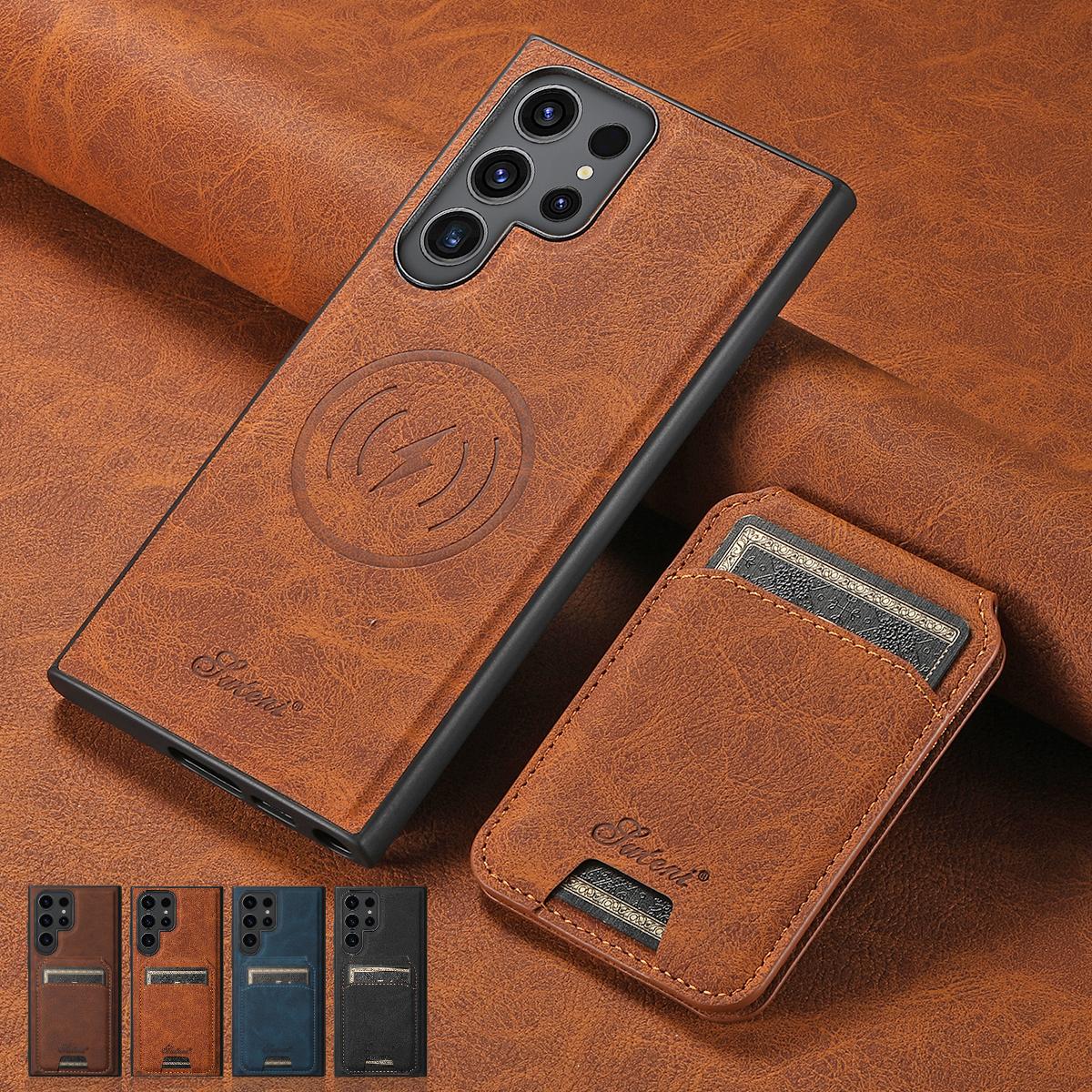 2 in 1 Detachable Wallet Compatible with Samsung Galaxy S24 S25 Ultra S23 S22 Plus Case with Card Holder Leather Men Women Kickstand Magnetic Cover 2 in 1 Detachable Wallet Compatible with Samsung Galaxy S24 S25 Ultra S23 S22 Plus Case with Card Holder Leather Men Women Kickstand Magnetic Cover