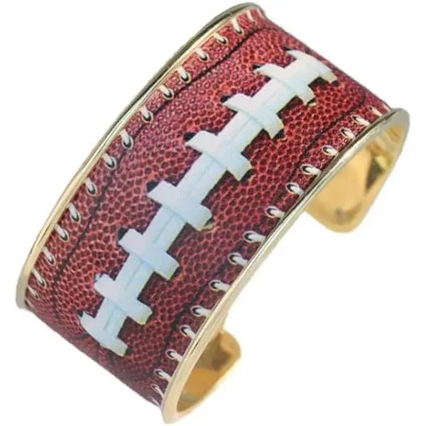 Baseball Bracelet Football Basketball Tennis  Bow Leopard Print NFC Cuff Bangle Bracelet  Day  Lover  Religious Inspirational Faith