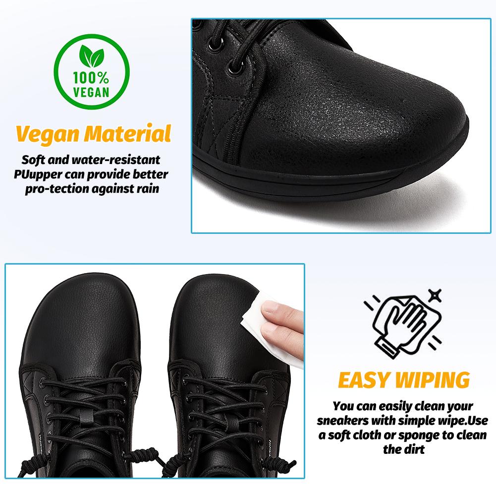 HOBIBEAR Womens Mens Wide Minimalist Barefoot Sneakers Zero Drop Slip on Shoes Lightweight Comfortable