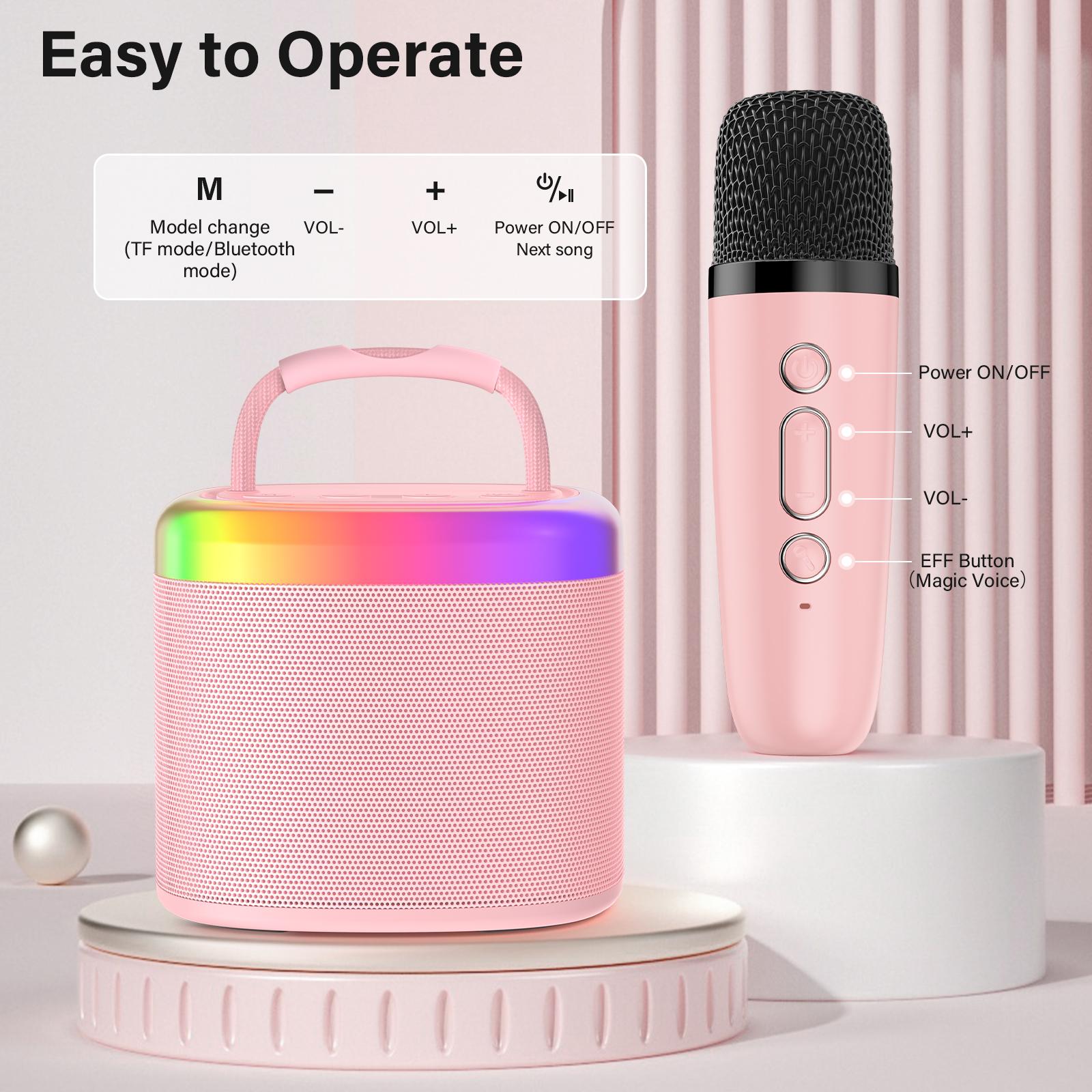 【100% Original】JYX D17 Mini Karaoke Bluetooth Speaker｜Powerful Bass｜Premium Microphone Set｜Portable KTV System