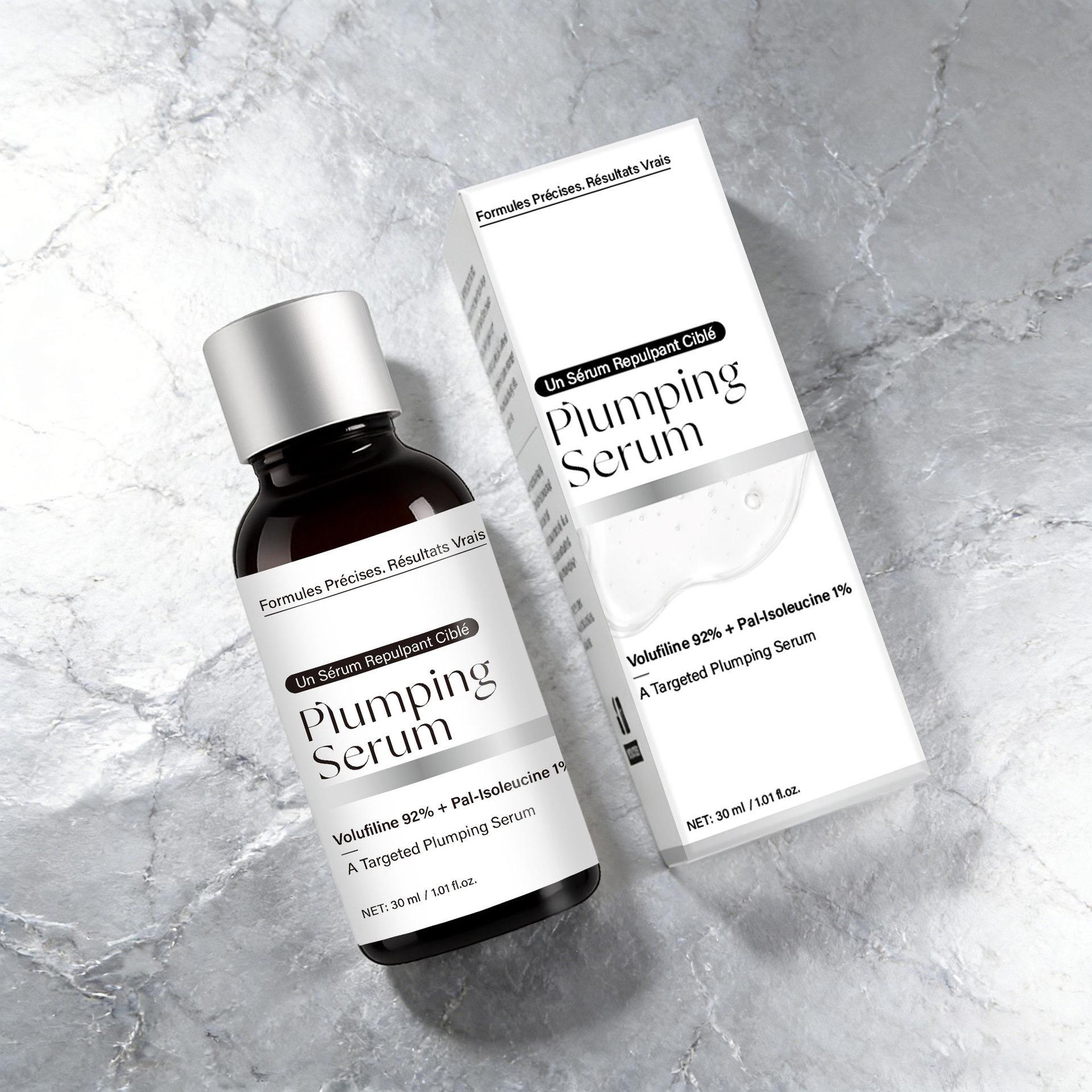 1 pcs Targeted Plumping Serum—Volufiline 92%+Pal -Isoleucine 1% Face Serum ，Reduced the Look of Aging ,Smoothes Wrinkles