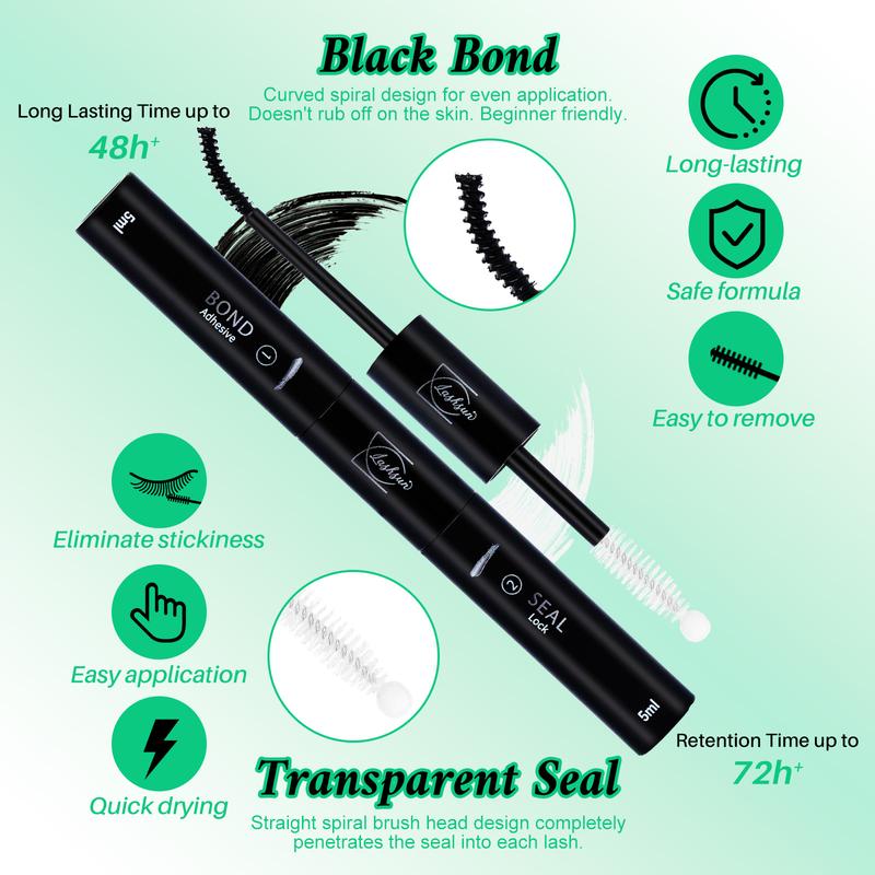 Professional Eyelash Extension Tools, Lash Bond and Seal, Lash Remver, Twzzers, Eye Makeup Tool for Women & Girls, Eyelash Tools for Beginners Self Use at Home, Diy Lash Kit