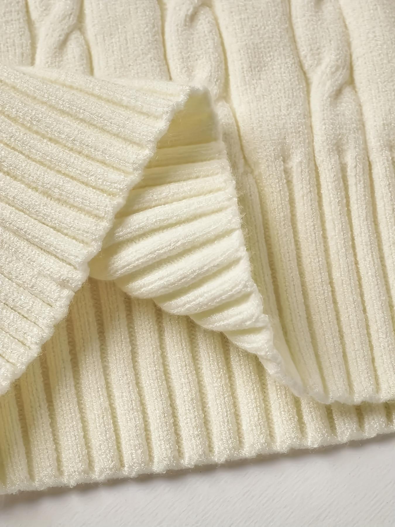 Women's V-Neck Knitted Sweater, Pure Color Slim-Fitting Top, Versatile Fall & Winter Wear, Comfortable Daily Fashion, Knitwear