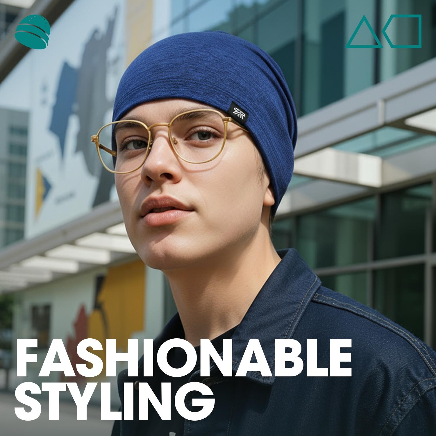 Breathable Skull Cap for Men Women - All Seasons Running Cycling Hat, Perfect for Daily Commutes & Sports, Yoga Ventilated Hat