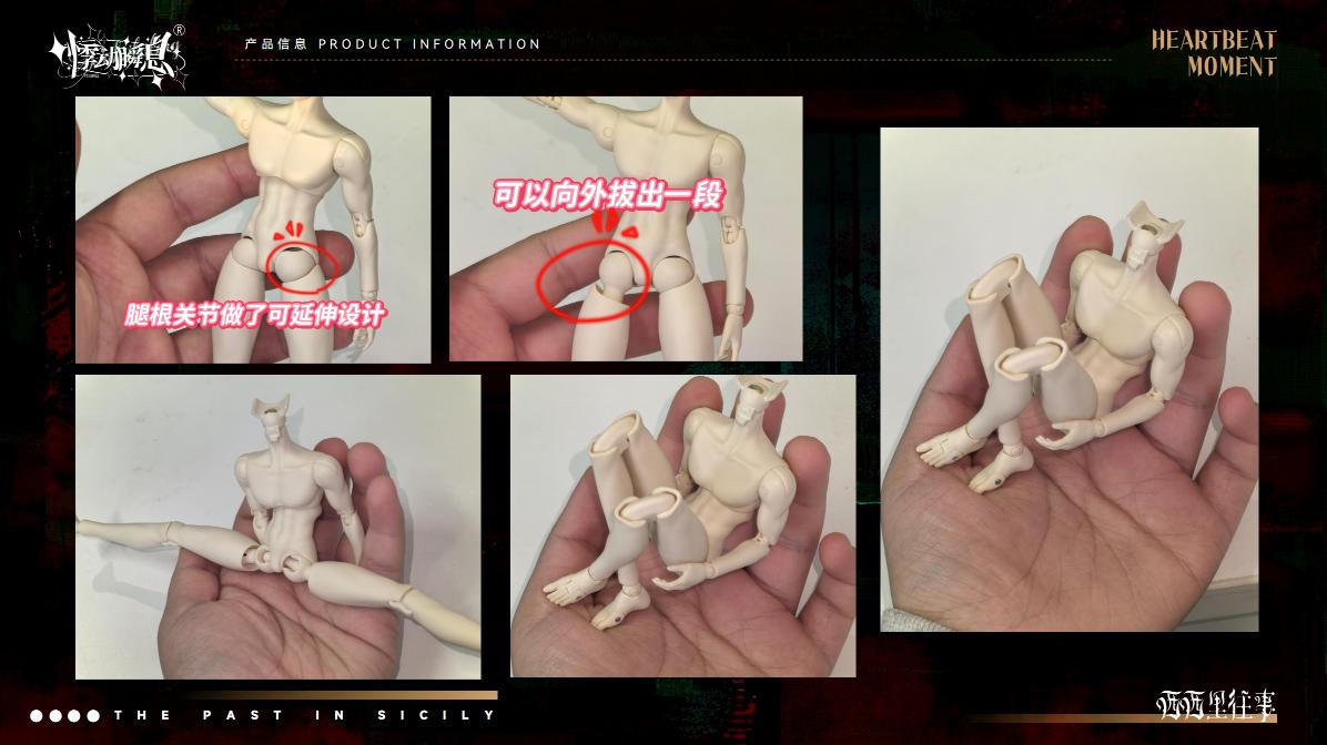 The Past In Sicily Series Action Figure Blind Box Toys Movable Joint Cute Collection Model Box Decoration