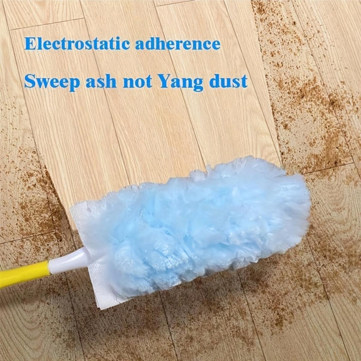 30PCS Dusting Duster Refills with Handle, Disposable Electrostatic Cleaning Duster for Daily Housekeeping, Car Interior Dust Removal, Furniture Care, Appliance Crevices and Keyboard Cleaning, Home Cleaning Accessory Tool