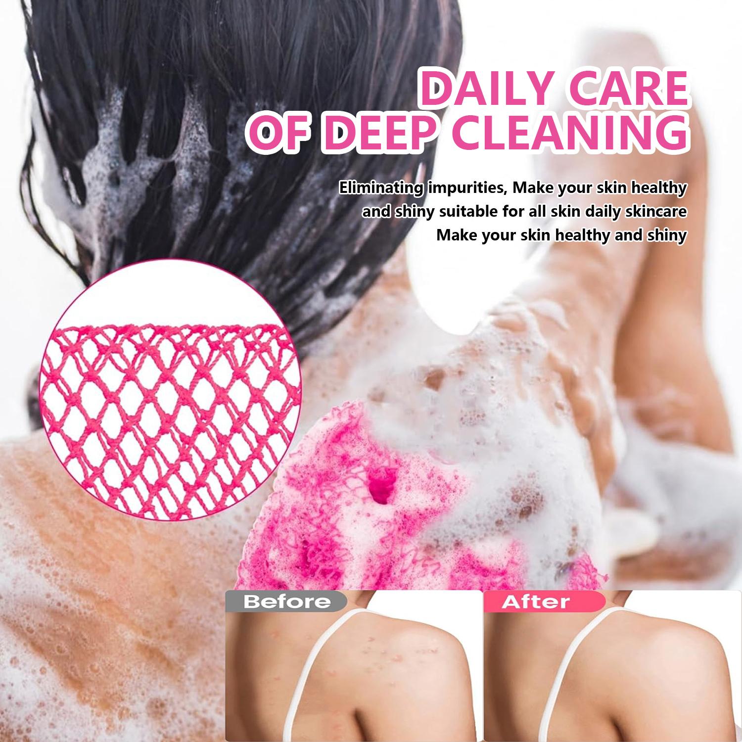 African Exfoliating Net Sponge, Ethically Sourced from Nigeria Bath Sponge, Smooth Skin Bath Sponge Shower