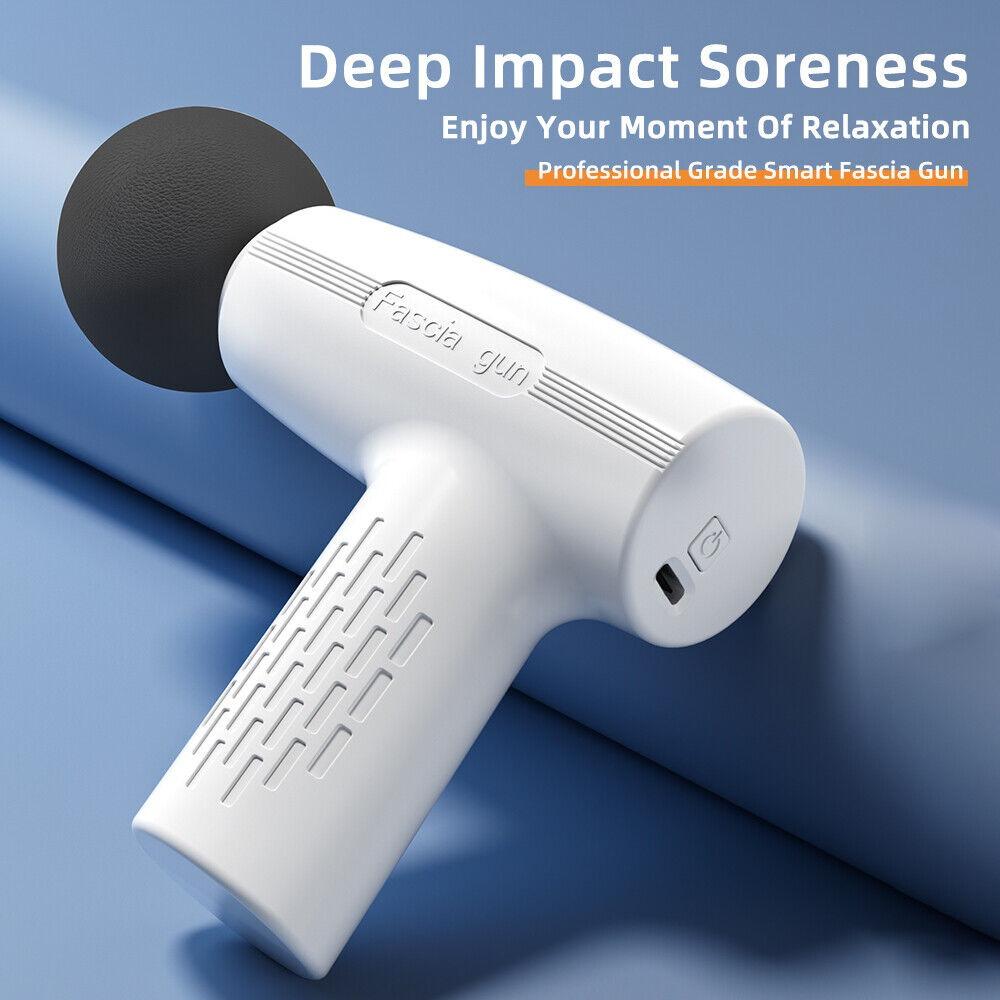 3 Speeds Massage Gun Deep Tissue Percussion Massager for Muscle Pain Relief, Portable Handheld Electric Vibrating Massager for Athletes Relaxation, Full Body Deep Muscle Massage Gun for Neck Back Shoulder Leg