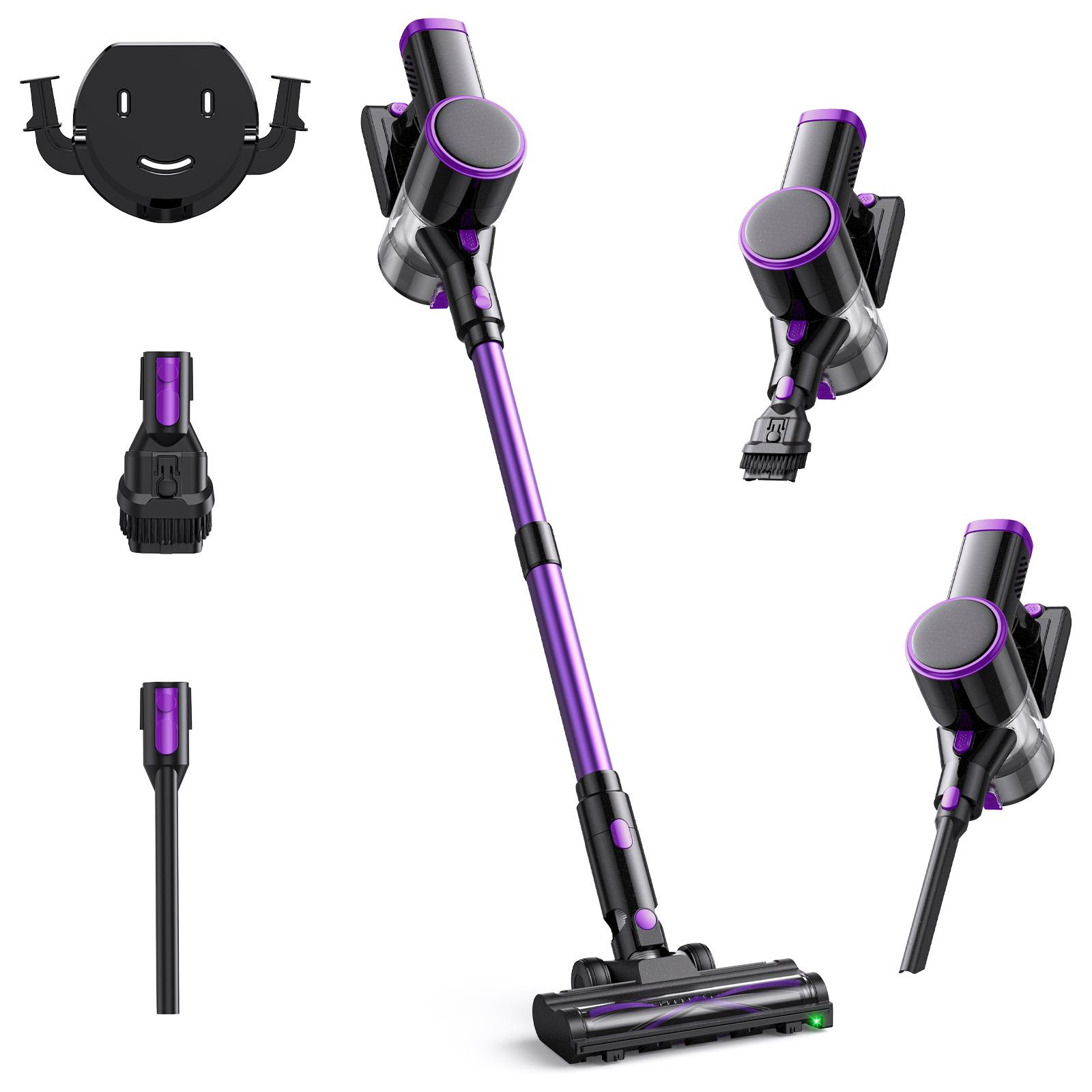 Lubluelu Vacuum Cleaner 150W, Back Support Design, 30-Minute Runtime, Anti-Knot Brush Head, Six-Level Filtration System, Rechargeable Stick Cordless Vacuum #GLOBAL PICKS