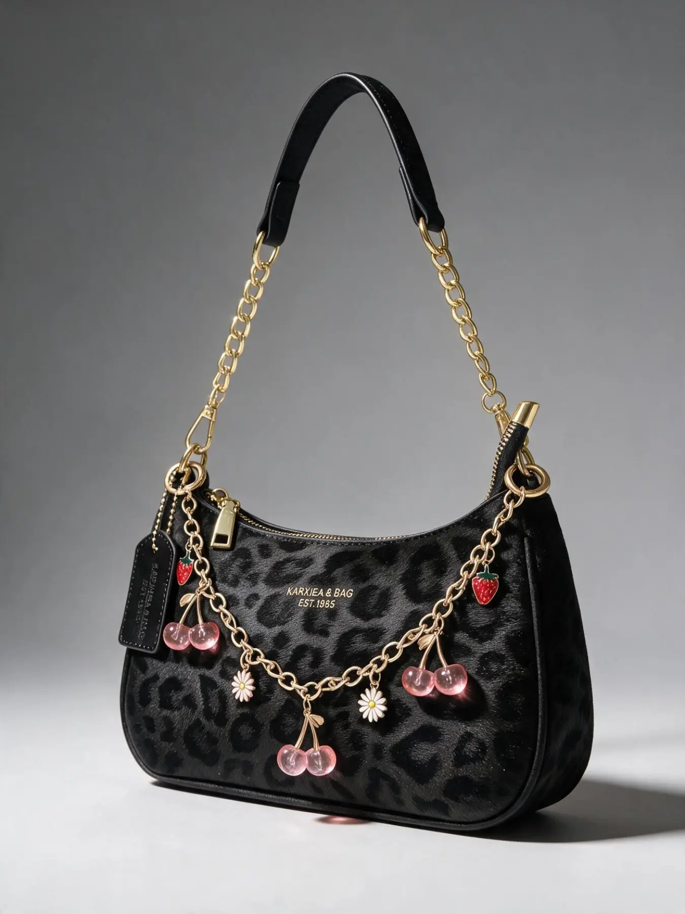 Autumn Winter Leopard Print Hobo Bag, Fashion Crescent Shoulder Crossbody, Y2K Style PU Leather, Large Capacity, Streetwear & Commute