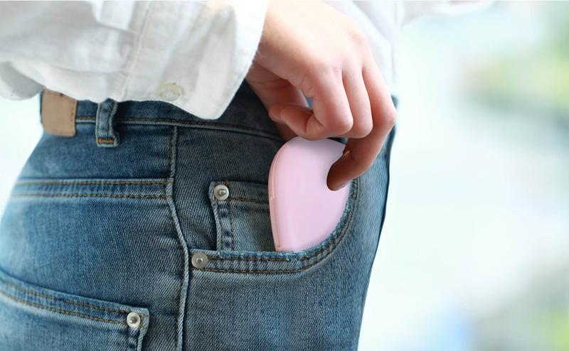 Compact LED Travel Makeup Mirror, Double-Sided Rechargeable Makeup Mirror with 3 Light Colors & Adjustable Brightness, Small Vanity Mirror Handheld