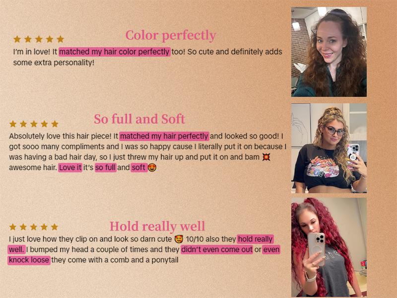 ORSUNCER Hair Extension Claw Ponytail Long Wavy Ponytail Extension Black Brown 30 Inch Curly Clip Ponytail in Hair Extensions For Women Fluffy Natural Looking Synthetic Hairpiece for Daily Use Easy To Go