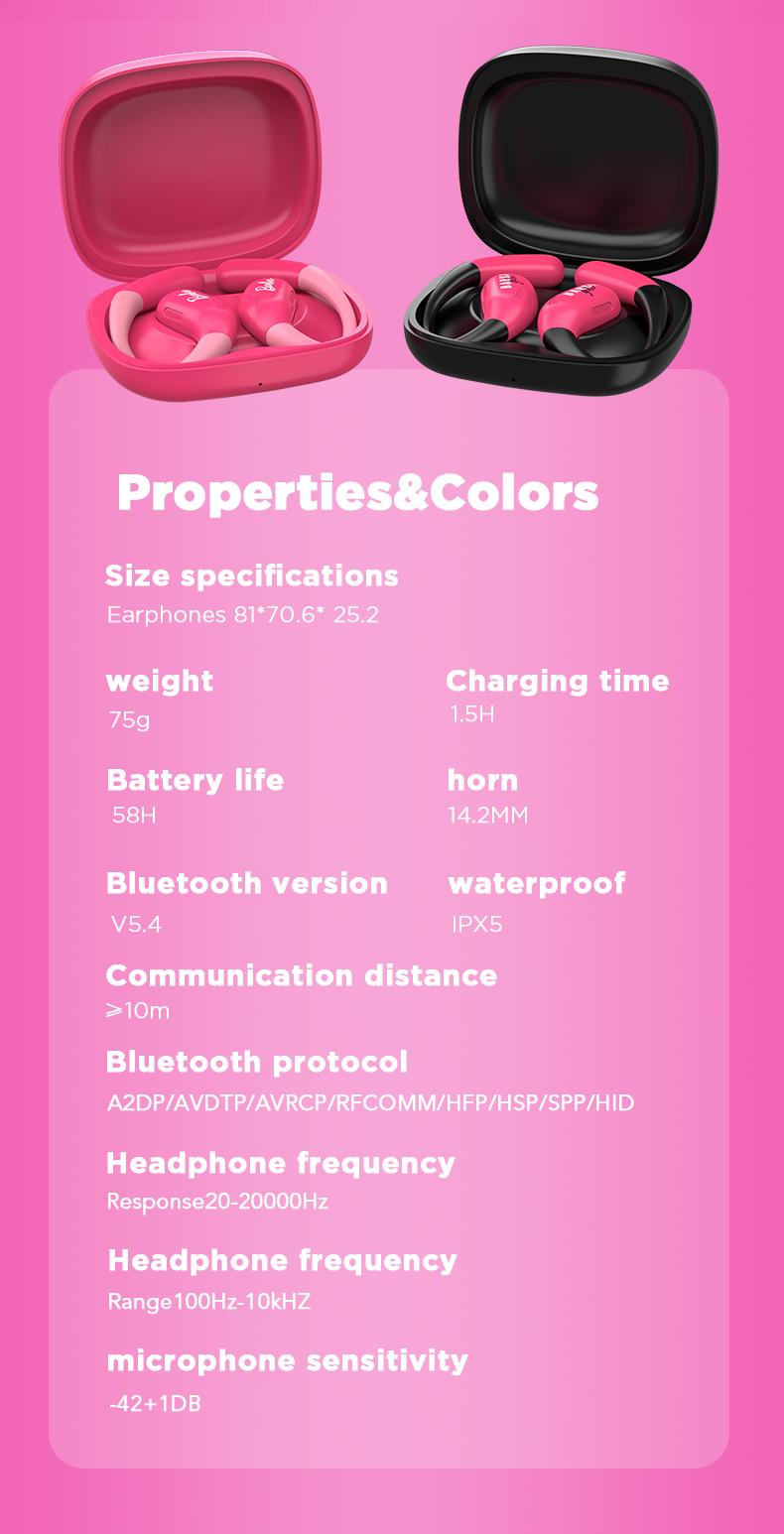 MINISO BM23 OWS Open Ear Wireless Bluetooth Earbuds HIFI Sound Quality Sports Headphones IPX5 Waterproof With microphone