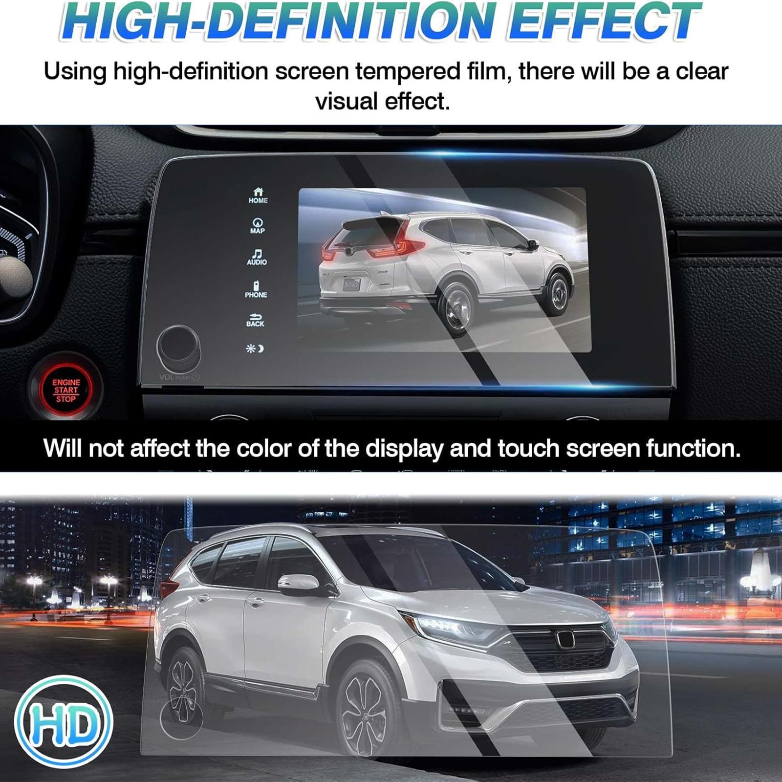 Canvcle 2017-2022 Honda CR-V CRV EX EX-L Touring 7-Inch Tempered Glass 9H Navigation Touchscreen Protector Film for Car Screen Protection & Smooth Touch Canvcle 2017-2022 Honda CR-V CRV EX EX-L Touring 7-Inch Tempered Glass 9H Navigation Touchscreen Protector Film for Car Screen Protection & Smooth Touch