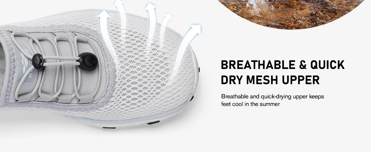 ALEADER Women's Quick Dry Watershoes Comfortable and Versatile Xdrain Water Sneakers Breathable Sports Walking Shoes SpringStatements ALEADER Women's Quick Dry Watershoes Comfortable and Versatile Xdrain Water Sneakers Breathable Sports Walking Shoes SpringStatements