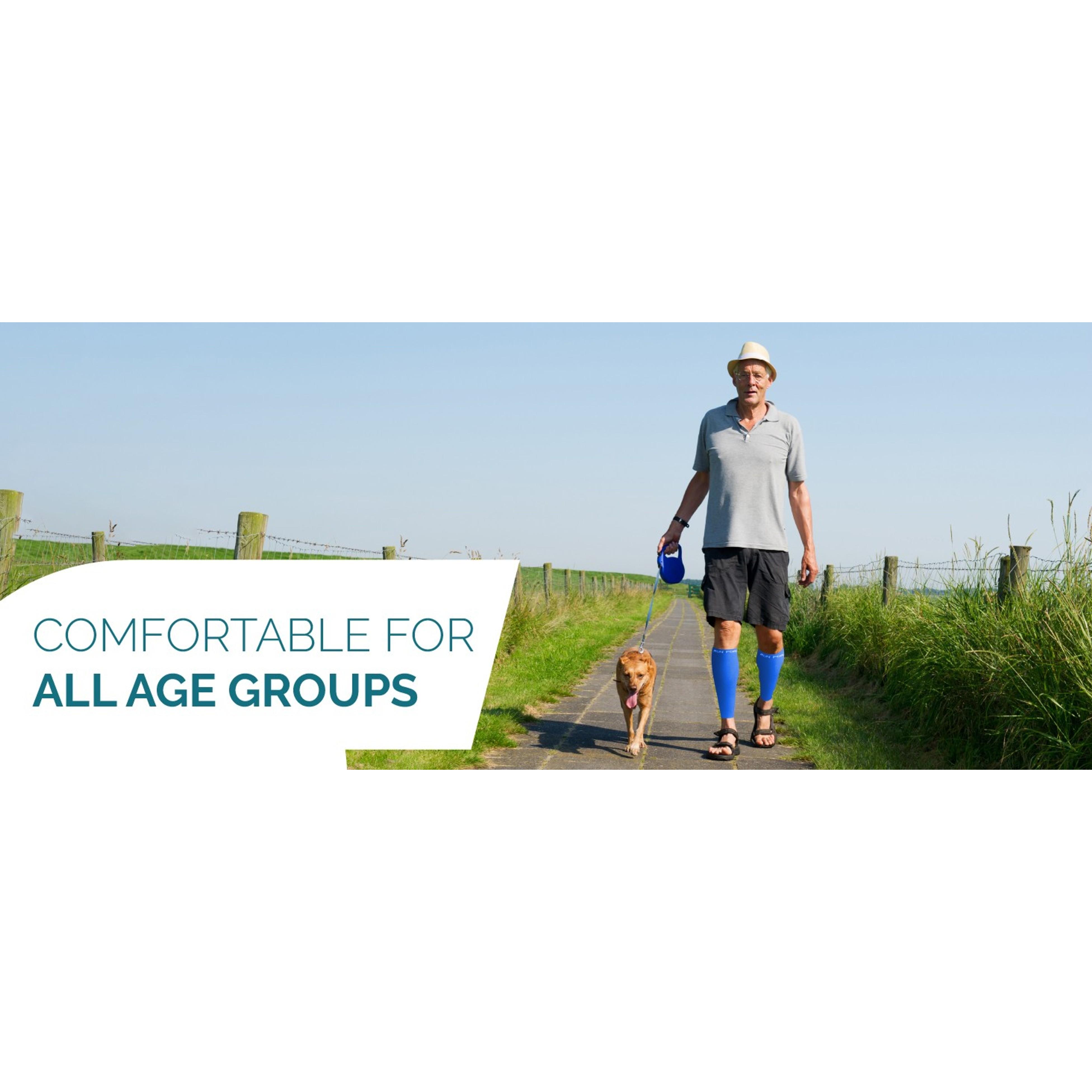 Calf Compression Sleeve for Men & Women, 20-30mmHg Compression