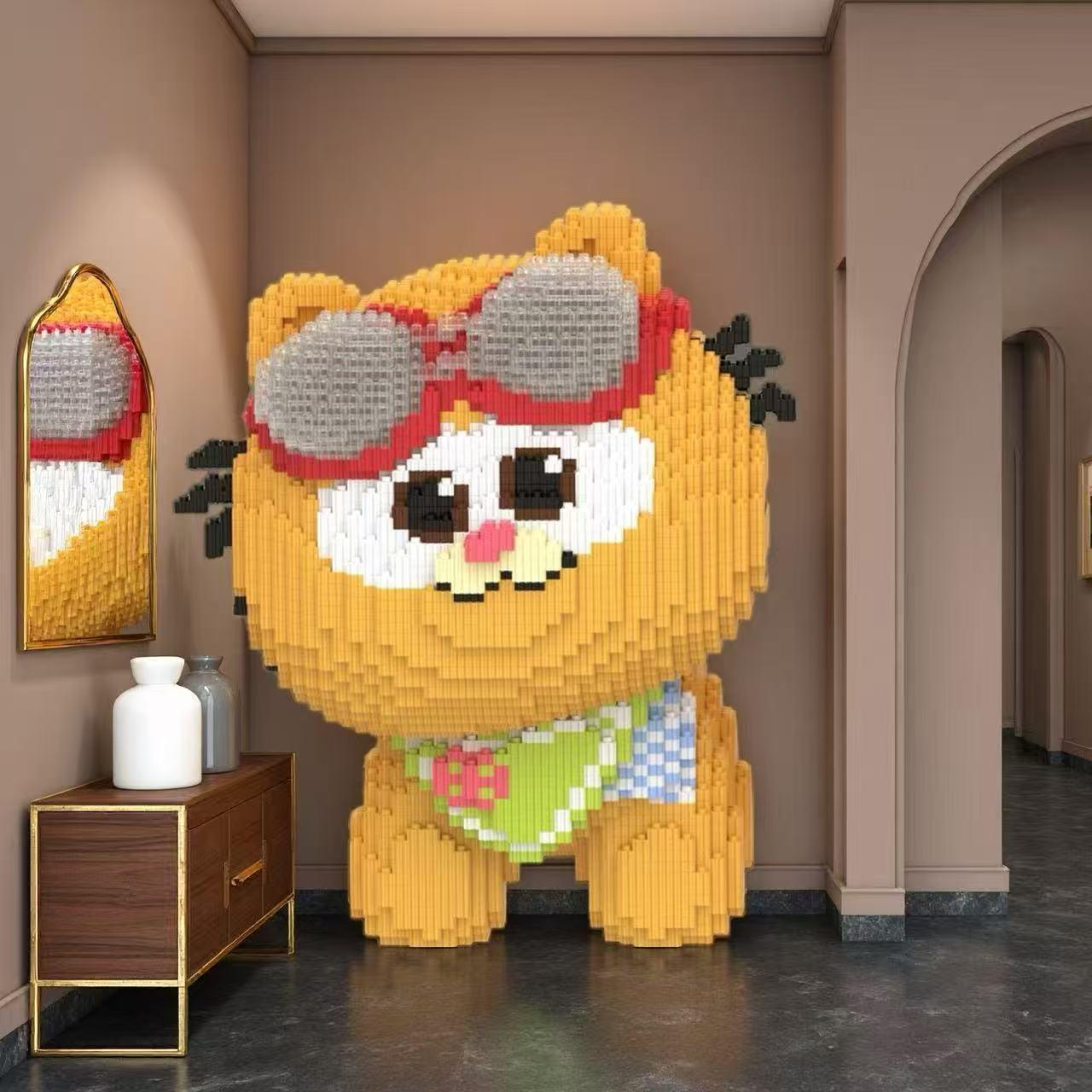 Small Particle DIY 3D Puzzle Building Blocks Set, Stress Relief Assembly Kit, High Difficulty Challenge, Perfect Gift for Holidays and Birthdays