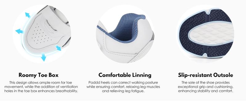 Women wedge Diabetic-Friendly Leather Shoes Walking Shoes Wide Toe Box Shoes womens sneaker