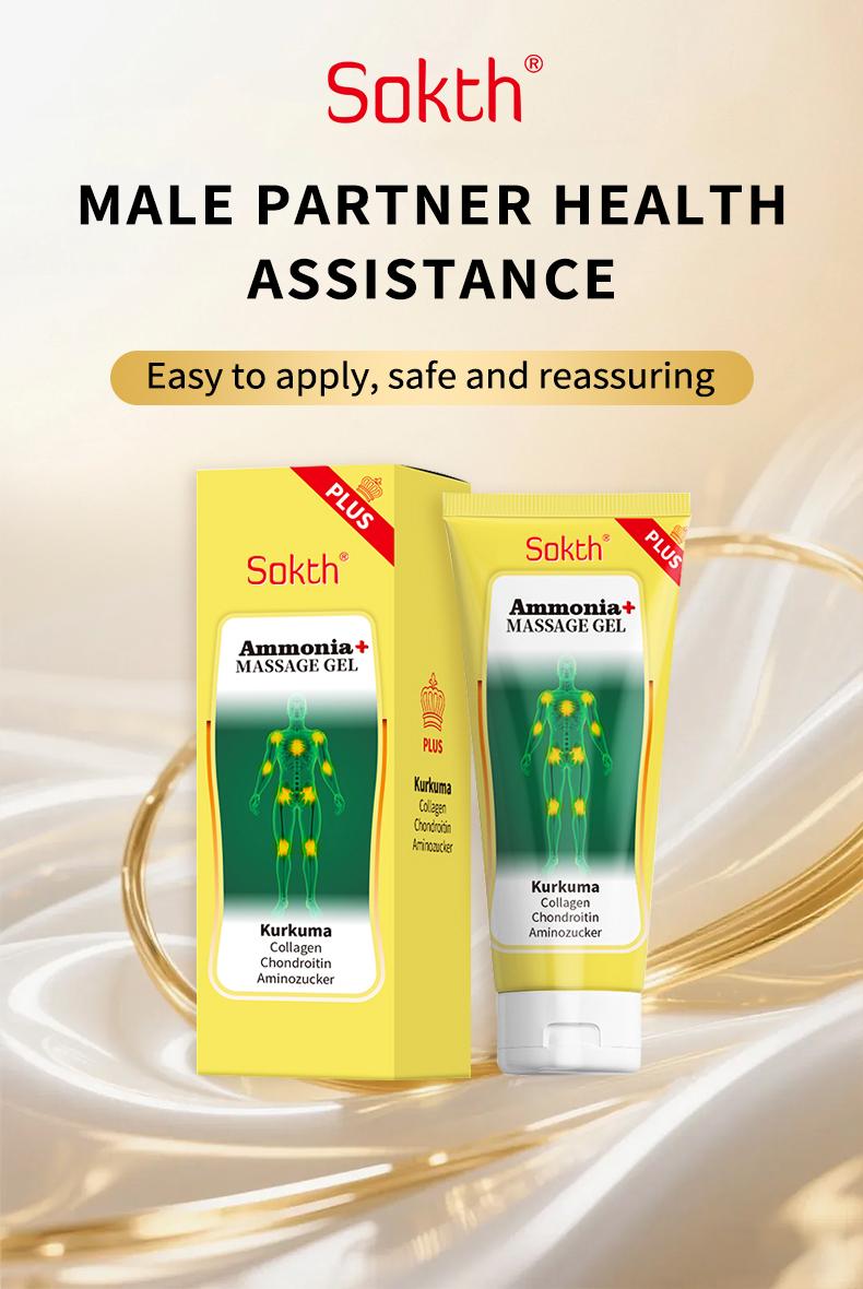 Natural Relief: Sakth Ammonia Massage Gel for Soft, Relaxed Skin
