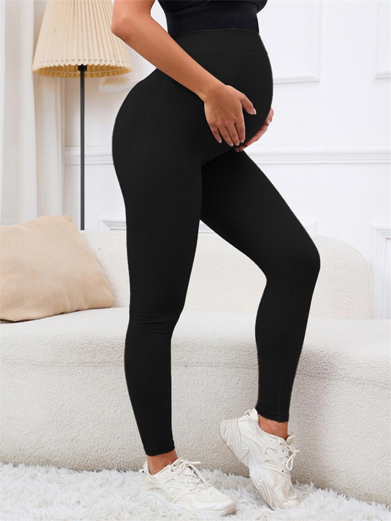 4 Pack Women's Maternity Leggings Maternity Yoga Pants Pregnancy Leggings Maternity Clothes Maternity Clothing