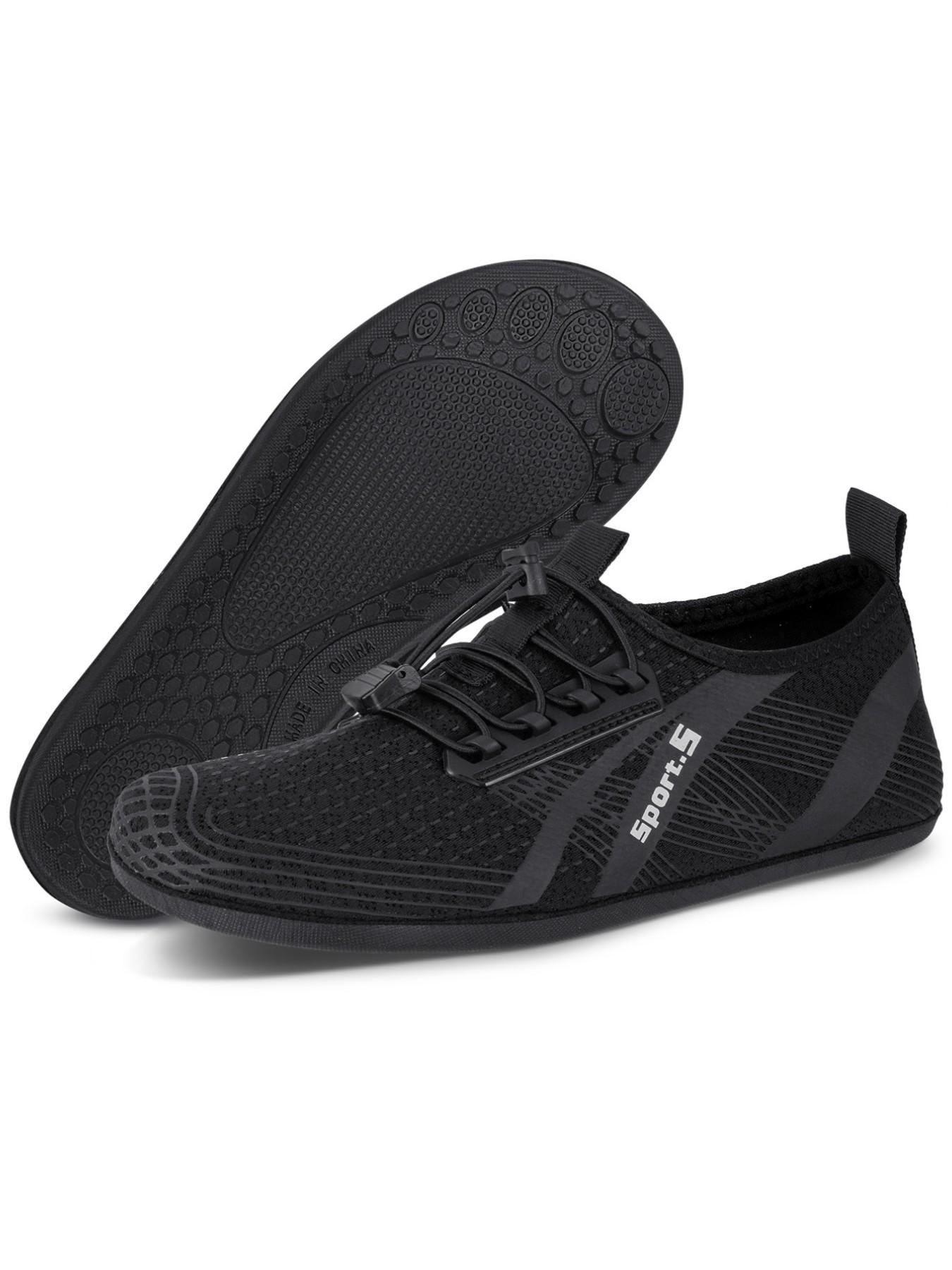 Men's Dive Shoes, Water Sports Sandals, Beach Swimming Footwear, Gym Dance Surfing Snorkeling Shoes, Comfortable and Durable