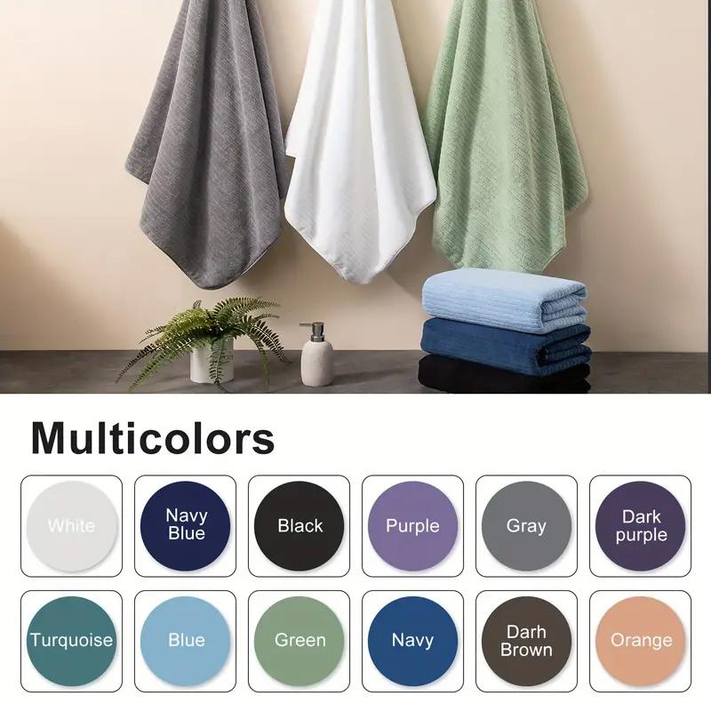 Extra-Large Bath Towel Set, 35 x 70-Inch Microfiber Quick-Dry XL Towels, Soft Reusable Premium Bath Towels for Home and Hotel Use, Bathroom Towel Set
