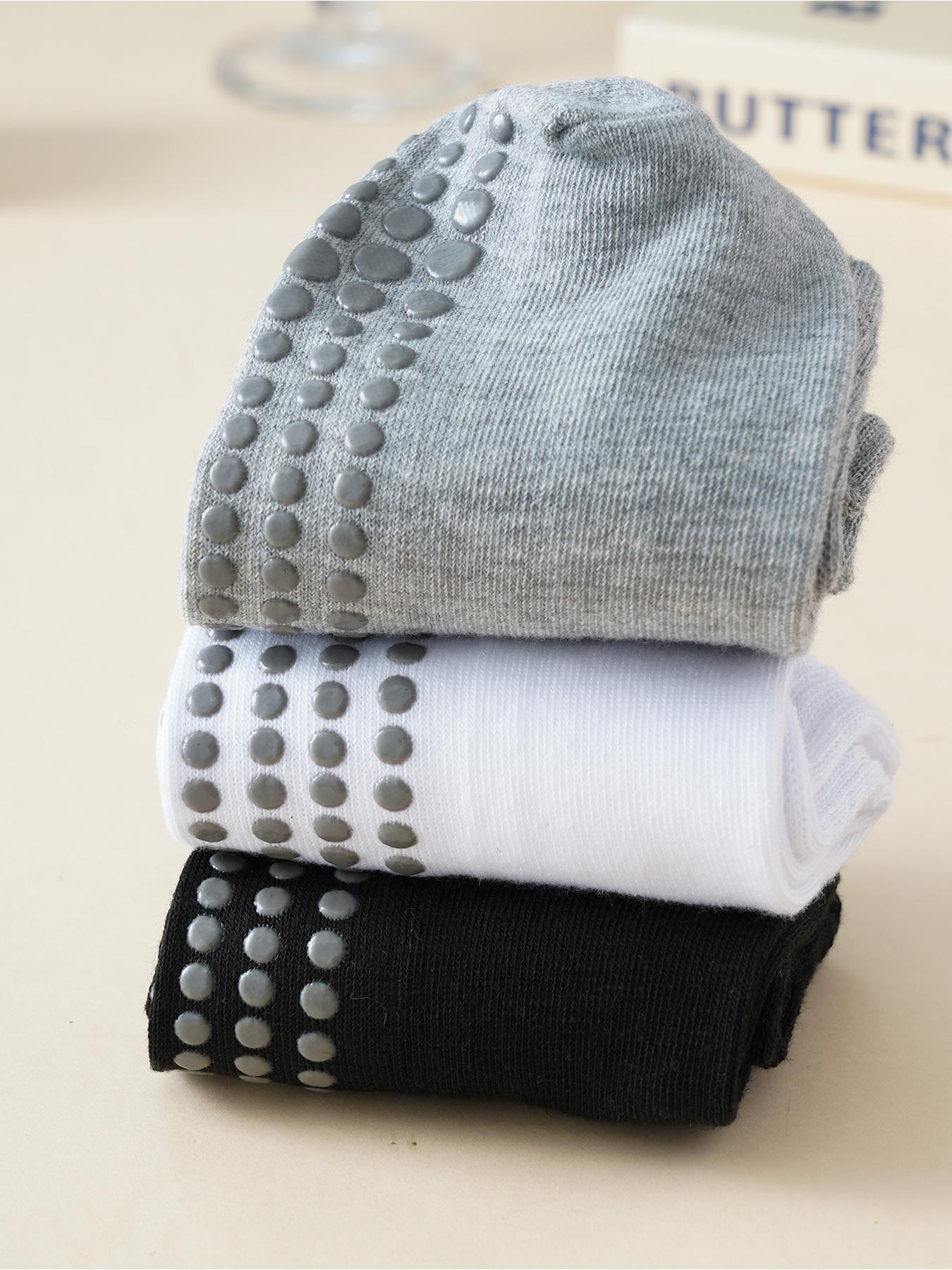 6pairs Women's casual yoga tube socks with silicone anti slip Pilates socks at the bottom, high-end sense, solid color, extended stacking socks, Slouch Socks, Sports Fit Socks, Athletic Socks, Sock Packs