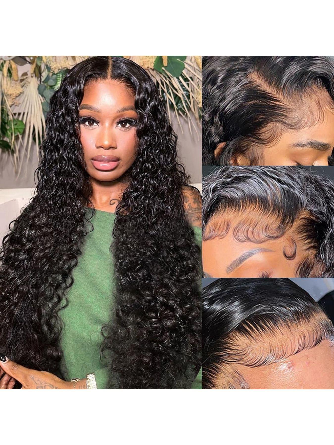 13x6 Deep Wave Lace Front Wigs Human Hair Deep Wave Frontal 