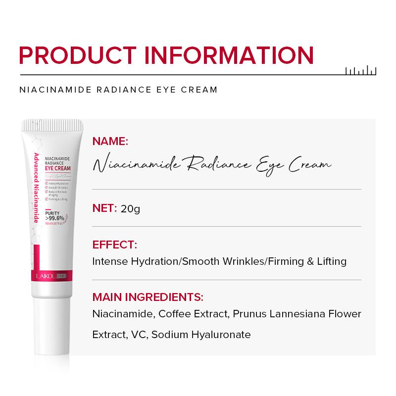 Firming Eye Creams, Niacinamide Radiant Eye Cream, Moisturizing Eye Creams, for Reducing The Look Of Age Spots, Valentine's Day Gift