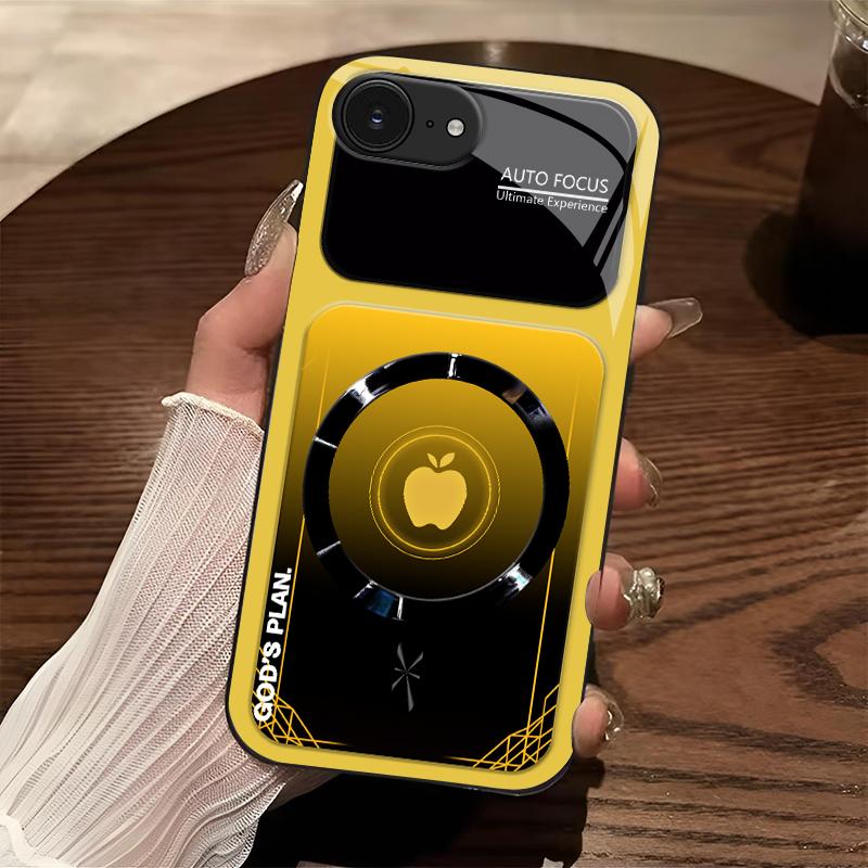 “God’s Plan” MagSafe phone case — neon cyberpunk faith magnetic cover for iPhone 16e — 975