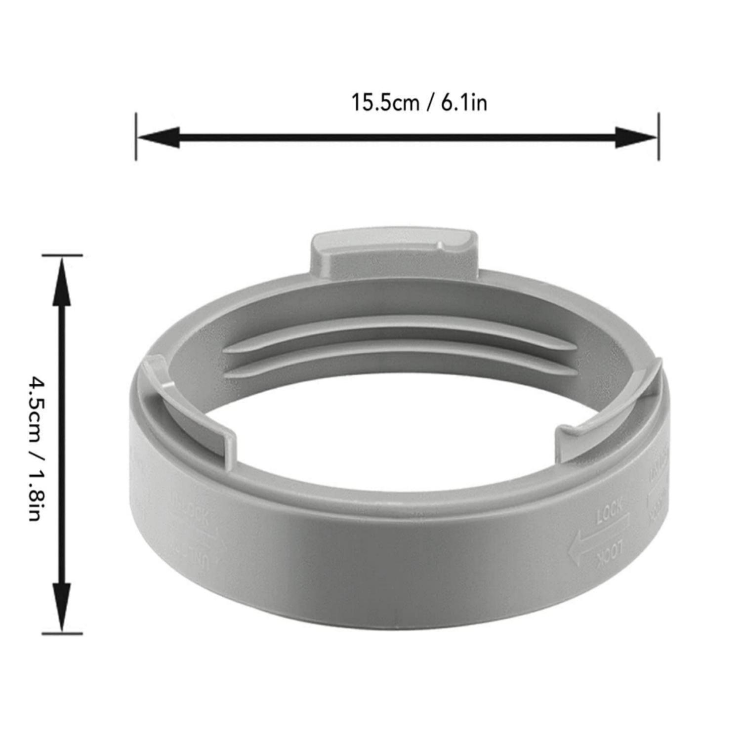 5.9-Inch/15cm Air Conditioner Hose Connector, AC Hose Coupler, Easy Installation Portable Ac Exhaust Pipe Adapter, Compatible with Clockwise and Counterclockwise Threads, Aircon Accessories