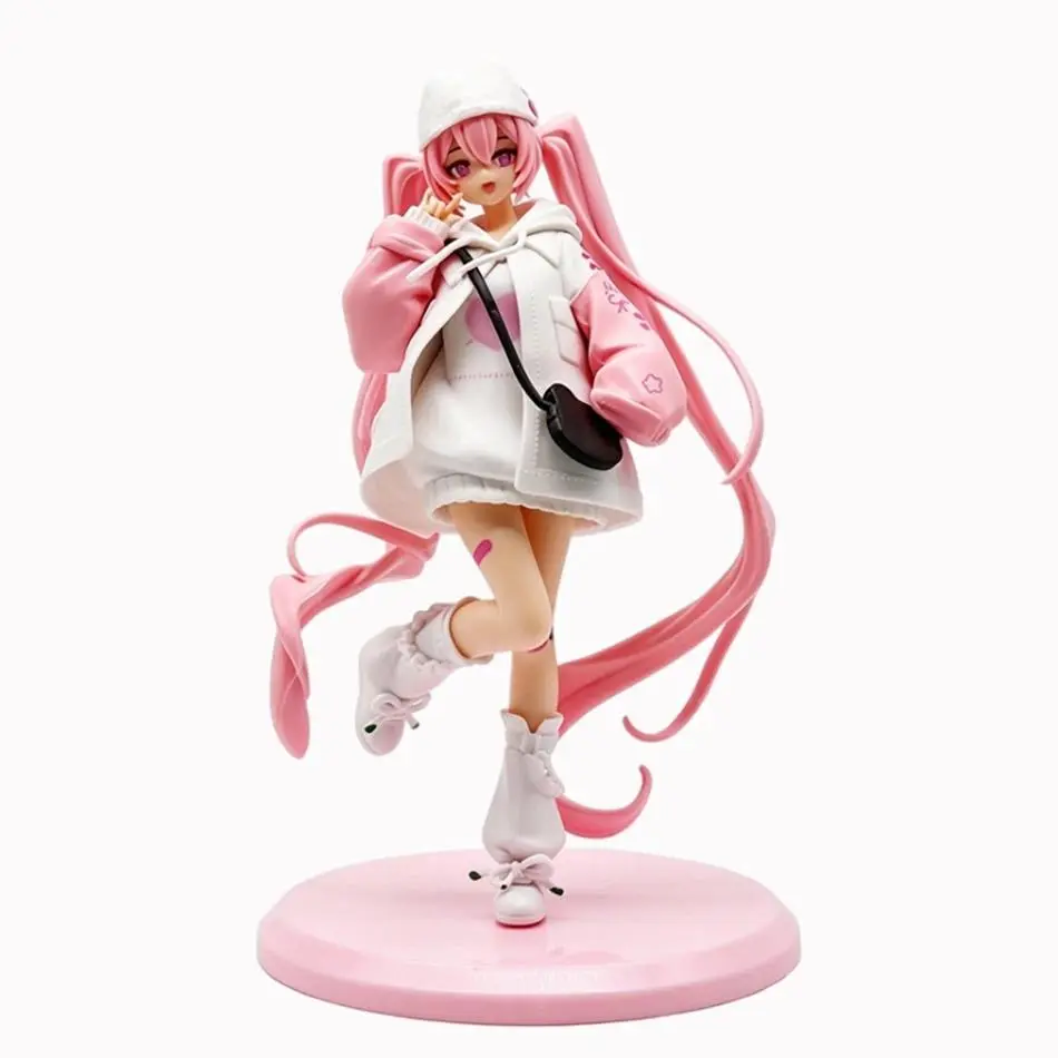 Anime Figurine 19/23cm Hatsune Standing Posture Umbrella Cherry Blossom Cute Sweet Action Model Pvc Toy Collection Gift In Stock
