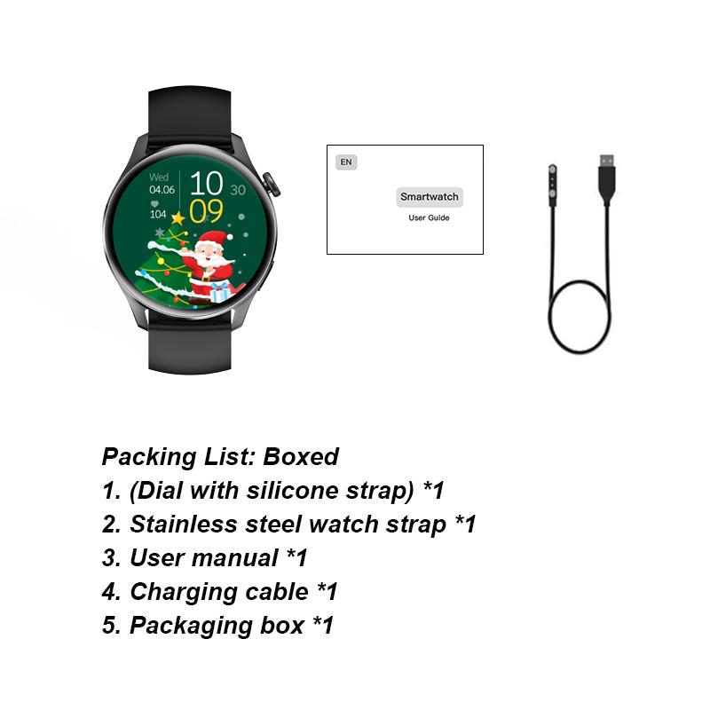 High-looking smart watch, 1.53-inch touch screen wireless calling, over 100 sports modes and watch faces, AI voice assistant, compatible with Android and iPhone, fitness watch wearable device, Milan stainless steel strap waterproof watch.