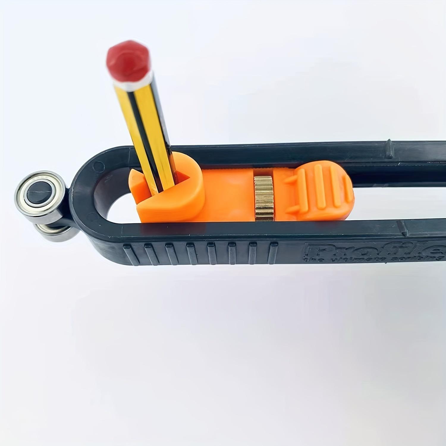 Precision Woodworking Scribing Tool, Adjustable Measuring Profile Gauge with Lock, Durable Design for DIY & Professional Crafting