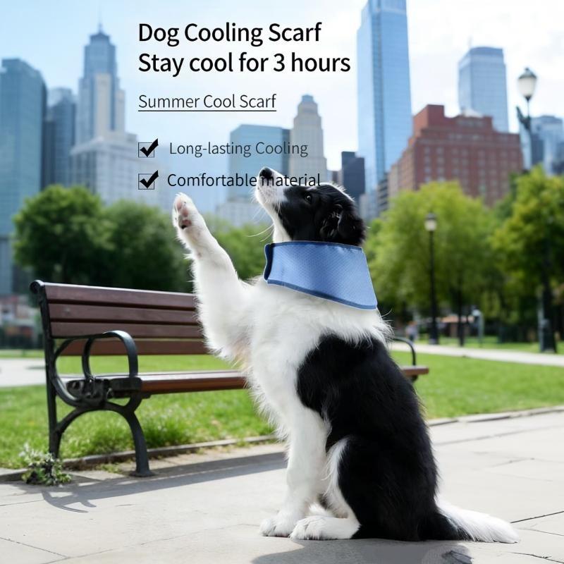 Beat the Heat!  3-Hour Cooling Dog Collar, Prevent Heatstroke
