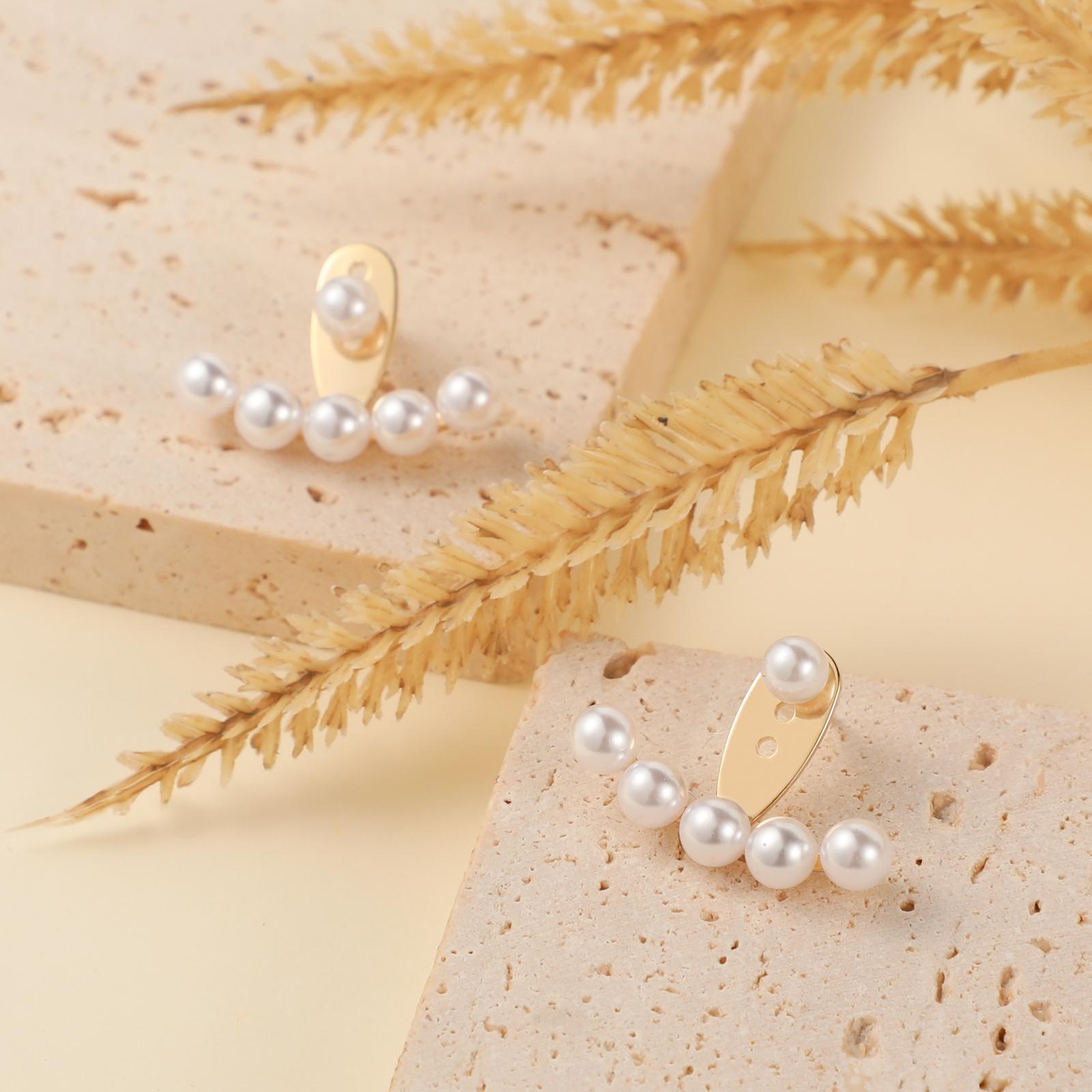 The dangling pearl earrings are great gifts for Mom, Grandma, Wife, Daughter or Sister. The small gold hoop earrings are best choice for Anniversary