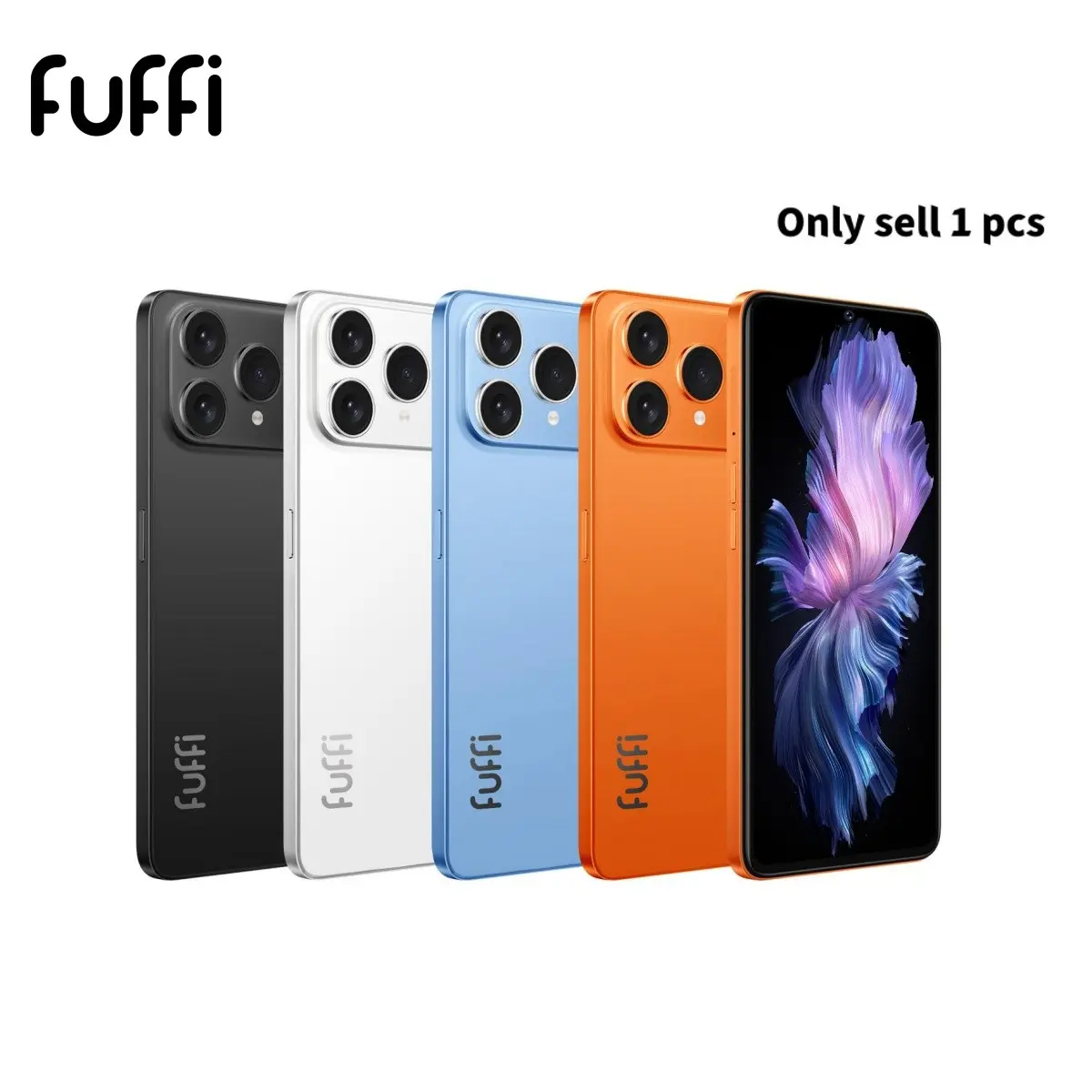 FUFFi-M17 PRO Smartphone, compatible with T-Mobile, features a 6.53-inch screen, 6GB RAM, 128GB ROM, a 4000mAh battery, an octa-core processor, runs on Android 12.0, supports 4G networks, includes GPS, and offers dual SIM functionality