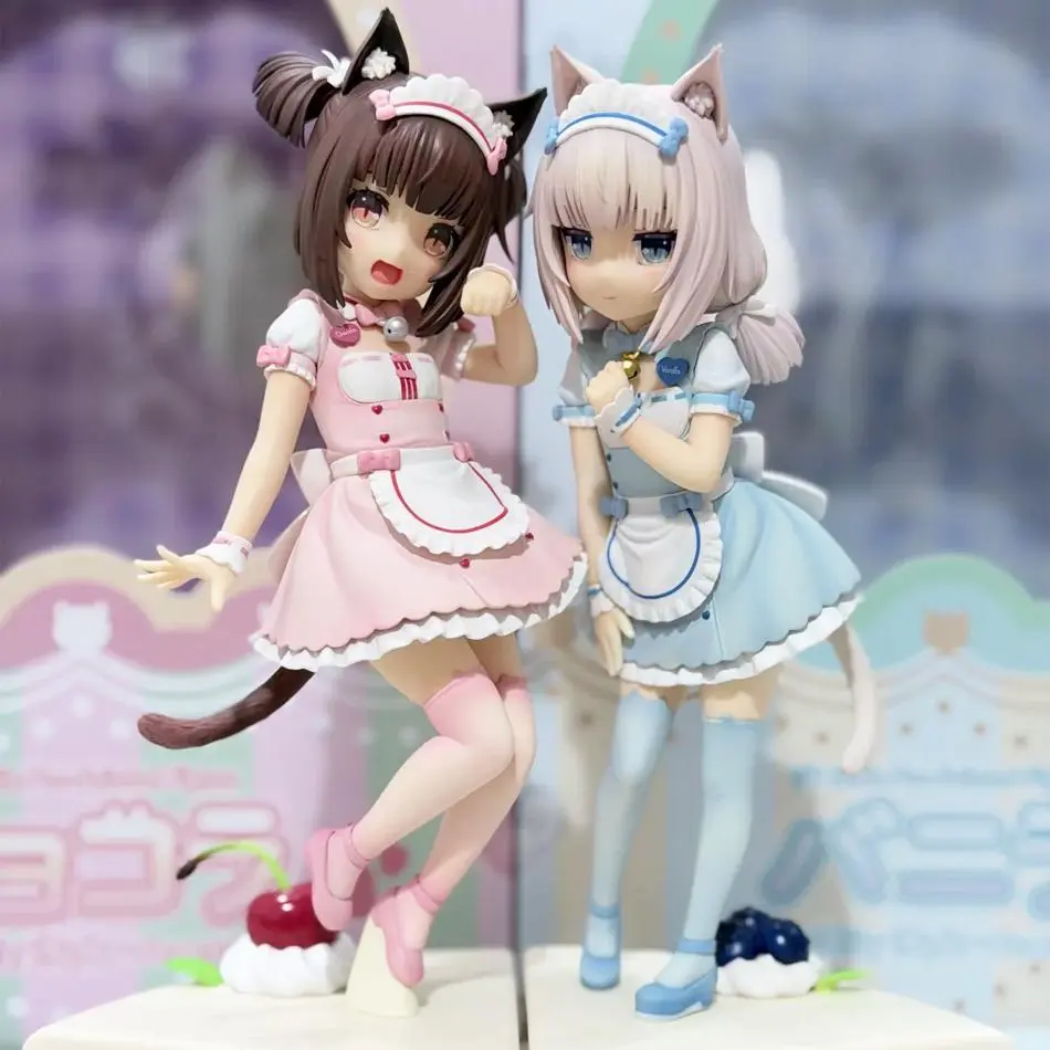 18CM Anime NEKOPARA Figure chocola And vanilla Cute Stand Animation Model Toys Gifts Collection Decoration Ornaments PVC