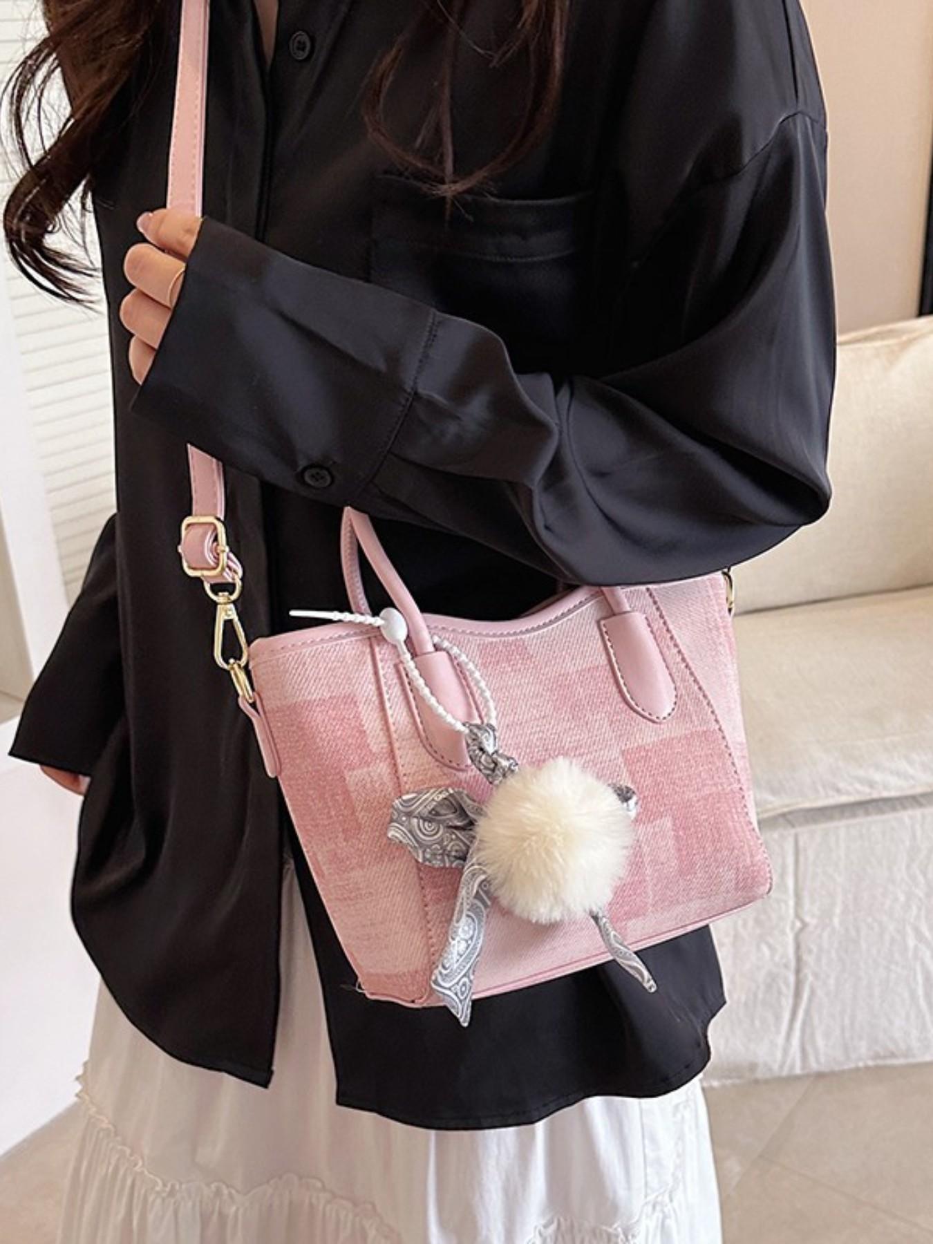 Unique Design Bucket Bag for Women, 2026 New Single Shoulder Crossbody Bag, Simple Casual Elegant Trendy Handbag for Ladies