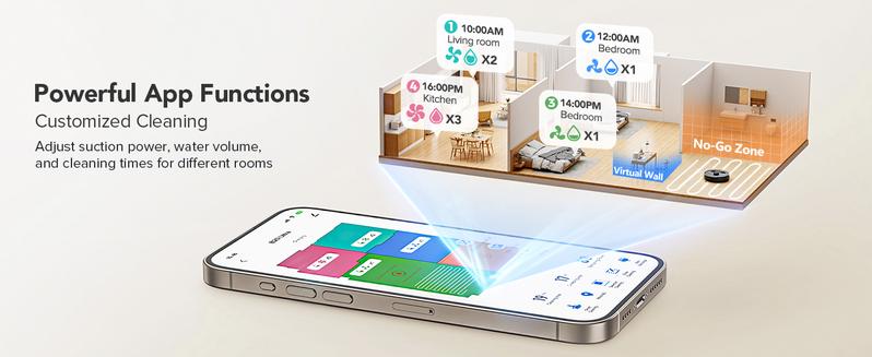 BPMIO B20 Ultra Robot Vacuum Cleaner with Mop 6000Pa Suction 120 Min Runtime LIDAR Navigation Auto Carpet Boost Smart App Control Multi Function Vacuuming