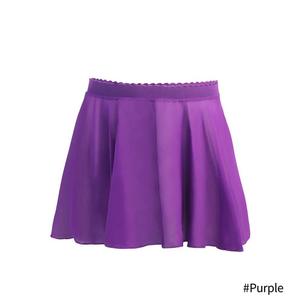 Ballet Skirt Girls Dancing Toddler Kids Dance Chiffon Skirt Elastic Waist Short Dance Skirt for Girls Tutu for Ballet