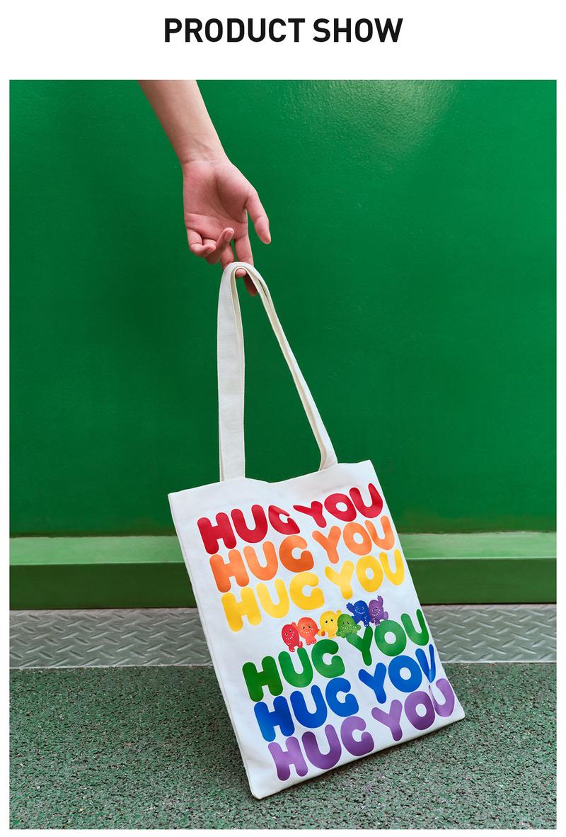 POP MART INSTINCTOY HUG YOU SERIES-Canvas Bag