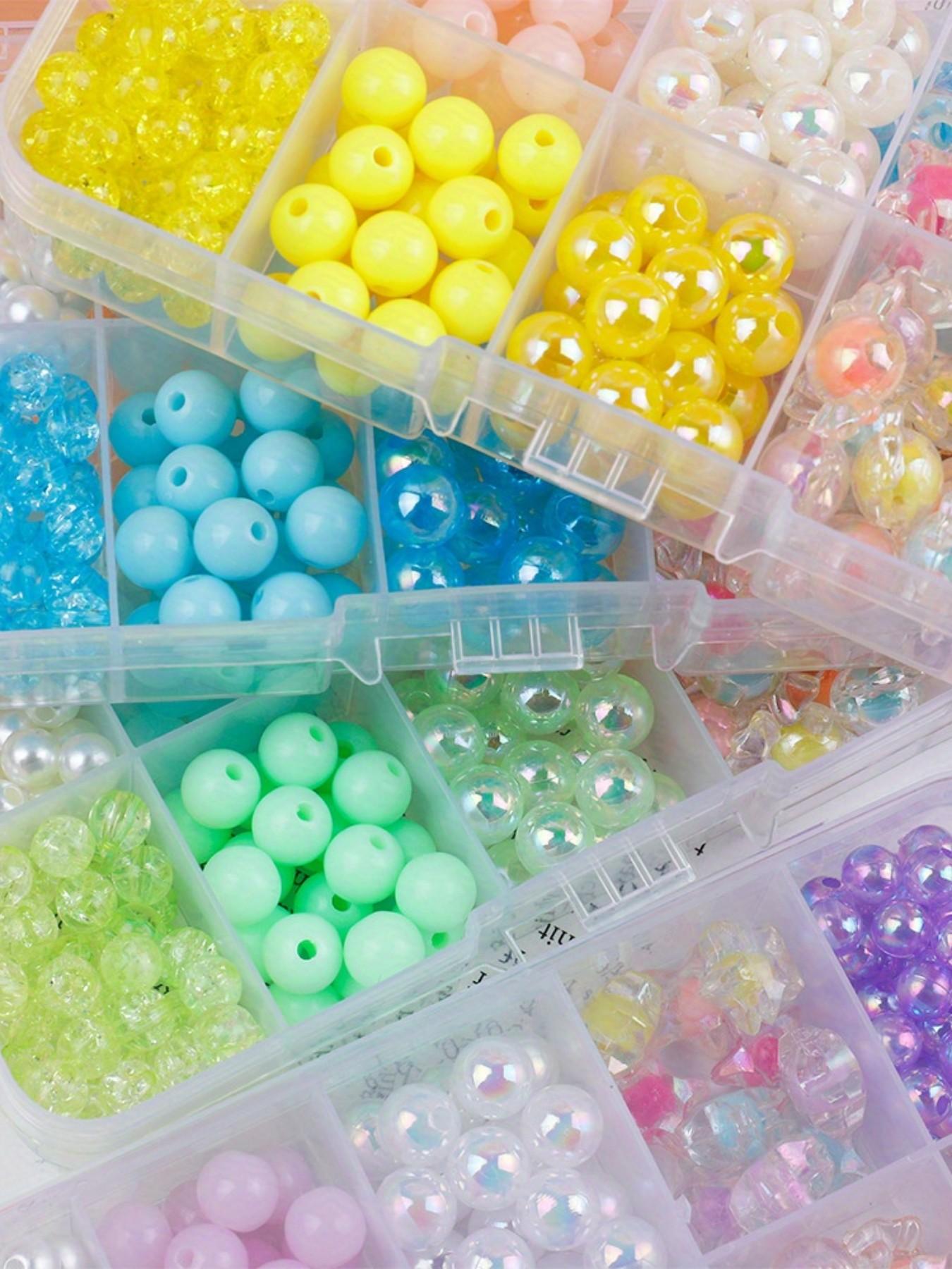1300pcs Candy Beads DIY Necklace Kit, Art Craft Supplies for Bracelets, Jewelry Making, Keychains, Fashion Gifts, Handmade Accessories