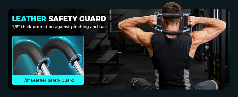 【Holiday Haul】BAGAIL Twister Arm Trainer 5-Level Resistance 40-130 lbs for Chest & Arm Workout Home Gym Strength Training Equipment with Ergonomic Grips & Carry Bag for Men and Women Adjustable Exercise Machine